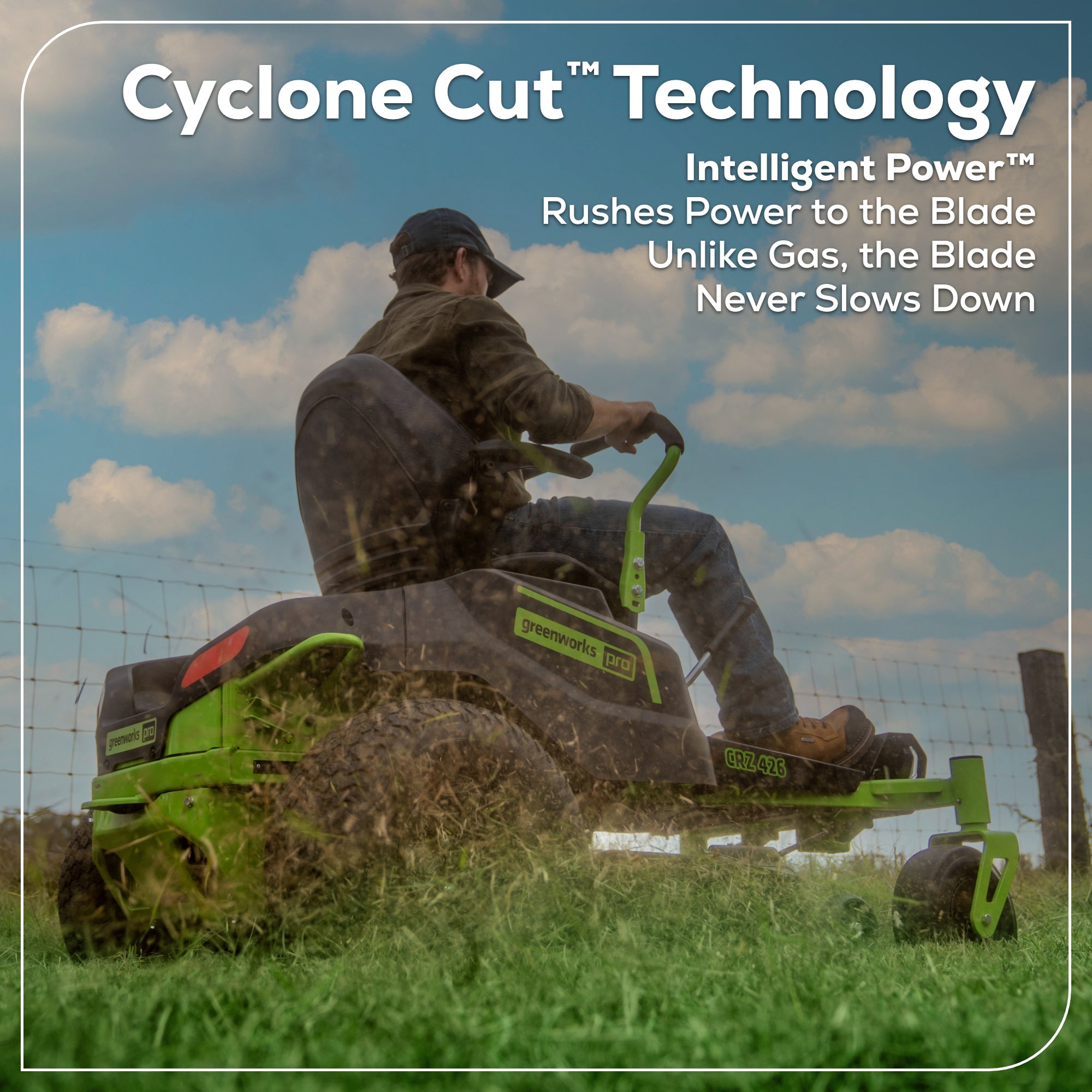 60V 42" Electric CrossoverZ Zero Turn Mower: (6) 8 Ah Batteries and 600W Wall Charger