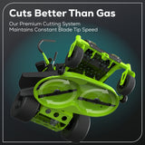 60V 42" Electric CrossoverZ Zero Turn Mower: (6) 8 Ah Batteries and 600W Wall Charger