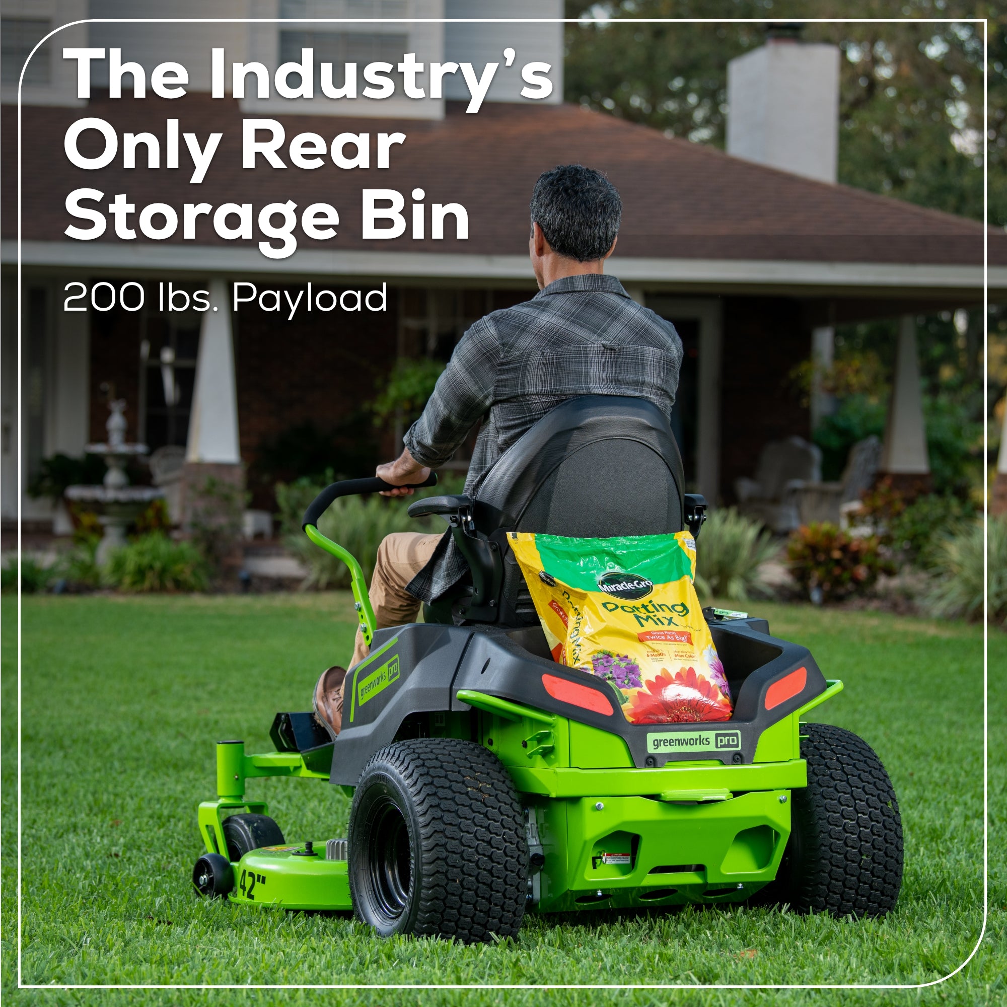 60V 42" Electric CrossoverZ Zero Turn Mower: (6) 8 Ah Batteries and 600W Wall Charger