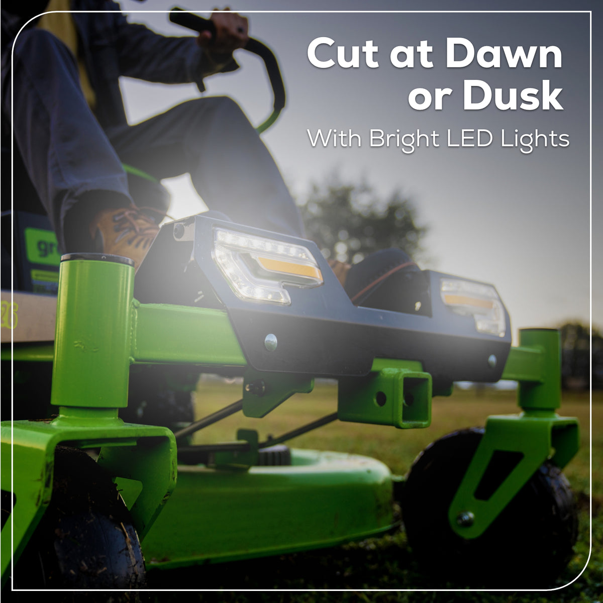 60V 42" Electric CrossoverZ Zero Turn Mower: (6) 8 Ah Batteries and 600W Wall Charger