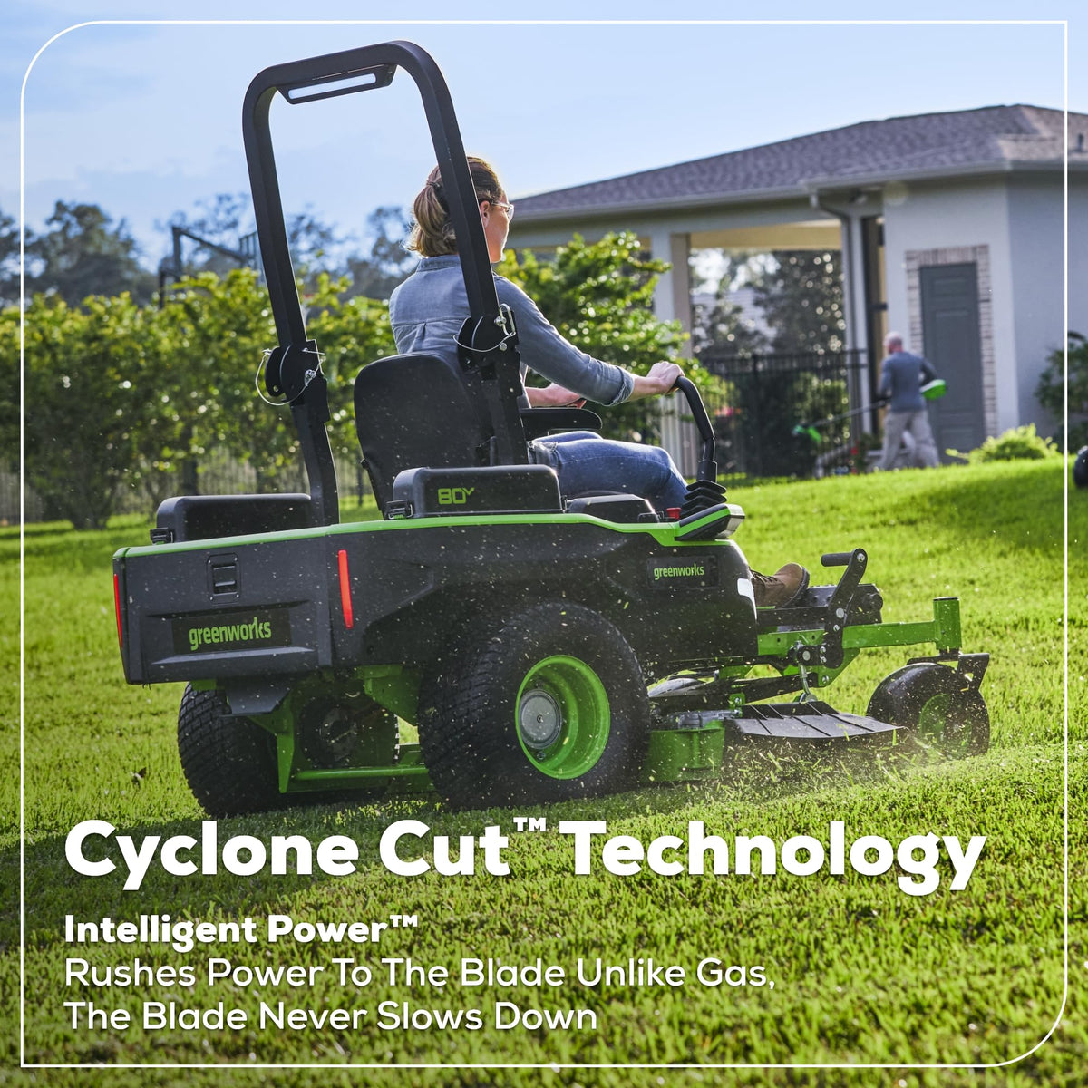 80V 54" MaximusZ Zero Turn Riding Mower with (2) 16.0 Ah & (4) 4.0 Ah Batteries and 1.5kW Charger