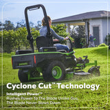 80V 54" MaximusZ Zero Turn Riding Mower with (2) 16.0 Ah & (4) 4.0 Ah Batteries and 1.5kW Charger