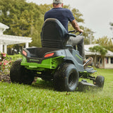 80V 42" CrossoverT Riding Lawn Tractor:(6) 8.0 Ah Batteries and 1.5 kW Charger, CRT4282