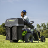 80V 42" CrossoverT Riding Lawn Tractor:(6) 8.0 Ah Batteries and 1.5 kW Charger, CRT4282