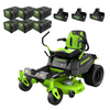 RENEWED 80V 42" Cordless Battery CrossoverZ Zero Turn Lawn Mower, (6) 5.0Ah Batteries and Chargers, CRZ4281