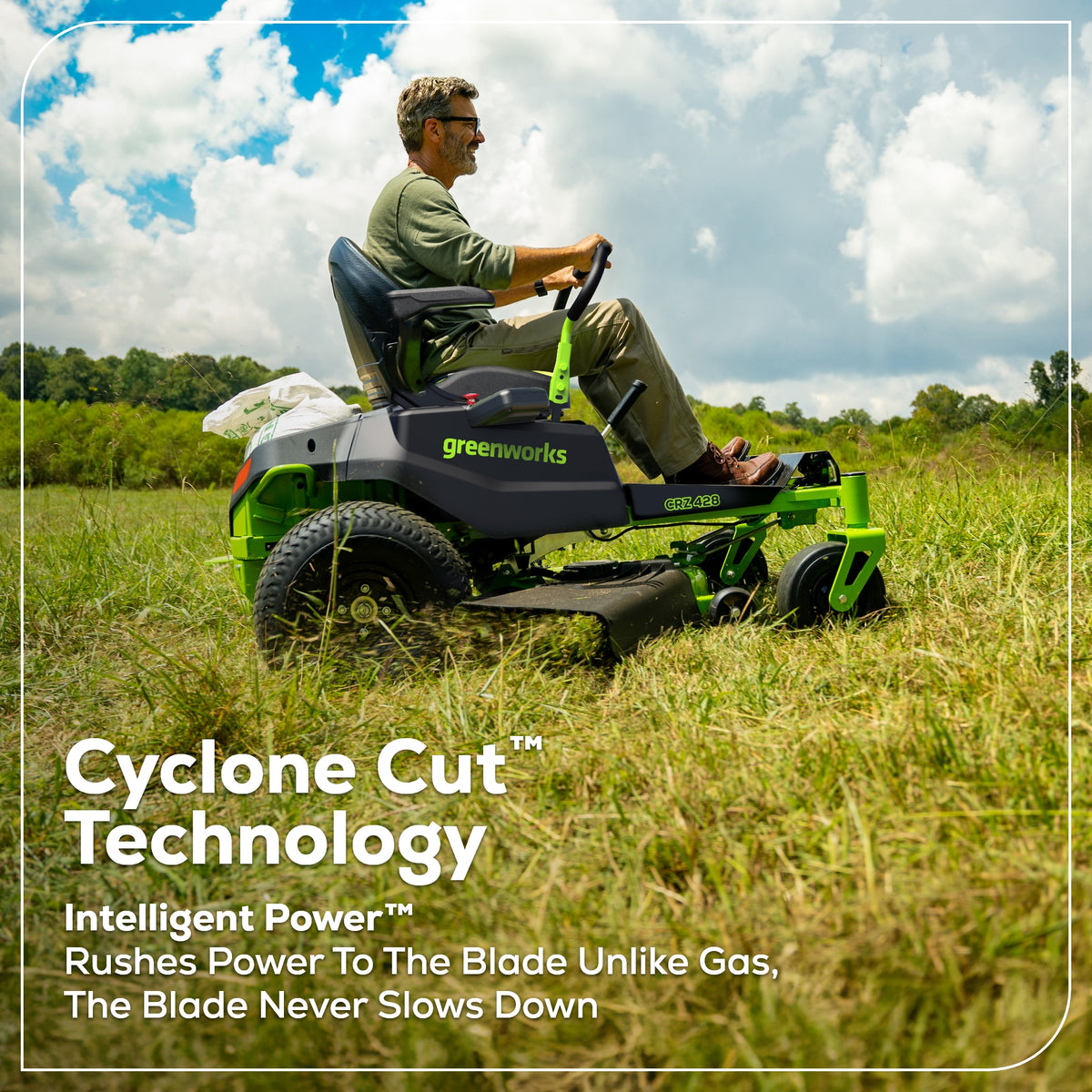 80V 42" Cordless Battery CrossoverZ Zero Turn Lawn Mower w/ (4) 5Ah Batteries & (3) Dual Port Chargers