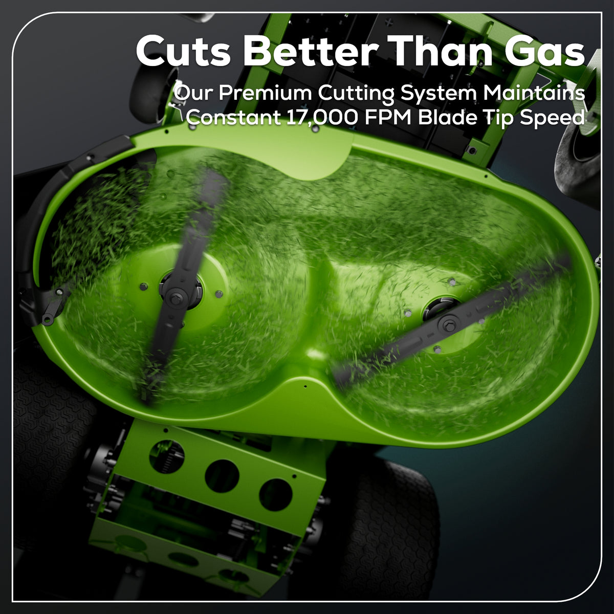 80V 42" Cordless Battery CrossoverZ Zero Turn Lawn Mower w/ (4) 5Ah Batteries & (3) Dual Port Chargers