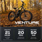 60V VENTURE Series 26” Fat Tire Electric Mountain Bike (Tool Only)