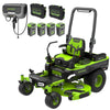 60V 54" MaximusZ Zero Turn Riding Mower with (2) 20.0 Ah, (4) 8.0 Ah Batteries and 1.5kW Charger, MZ5461