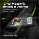 60V 42" Cordless Battery CrossoverT Riding Lawn Mower, (4) 8.0 Ah Batteries and 600W Wall Charger