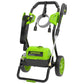 2000 PSI 1.1 GPM Cold Water Electric Pressure Washer (Black Frame)
