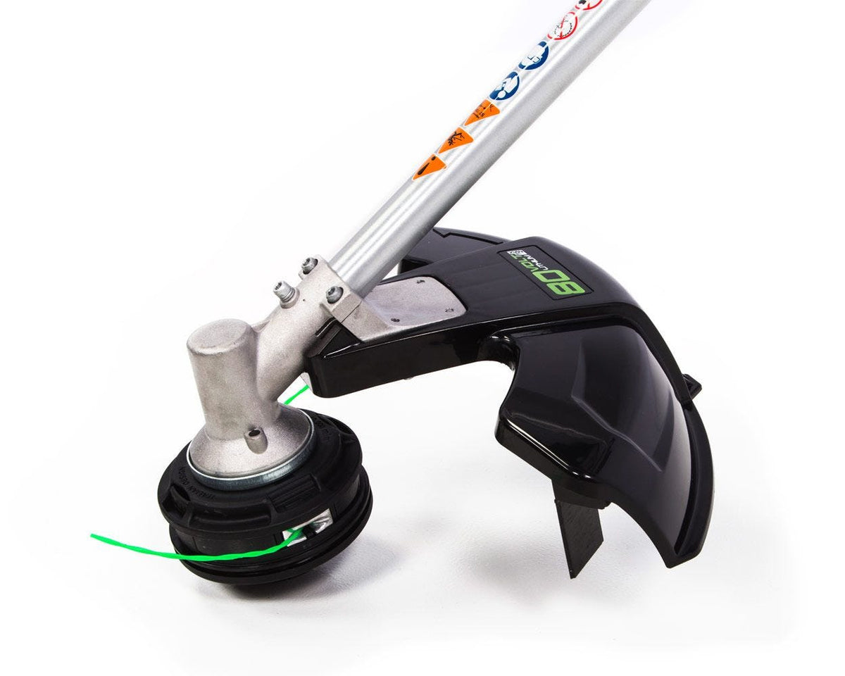 80V 16" Cordless Battery String Trimmer (Attachment Capable) and 8" Edger Attachment Combo Kit: 2.0 Ah Battery and Charger