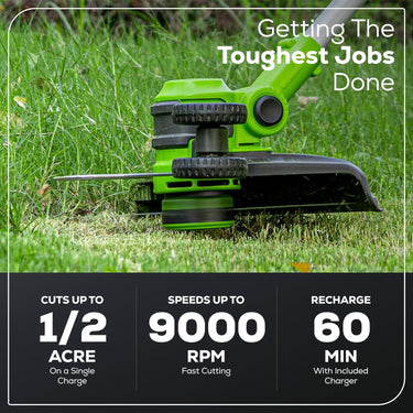 40V 13" Gen 2 Cordless Battery String Trimmer / Edger w/ 2.0Ah USB Battery & Charger
