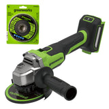 24V PowerAll Brushless 4-1/2" Angle Grinder with Paint Removal Wheel & Accessories (Tool Only)