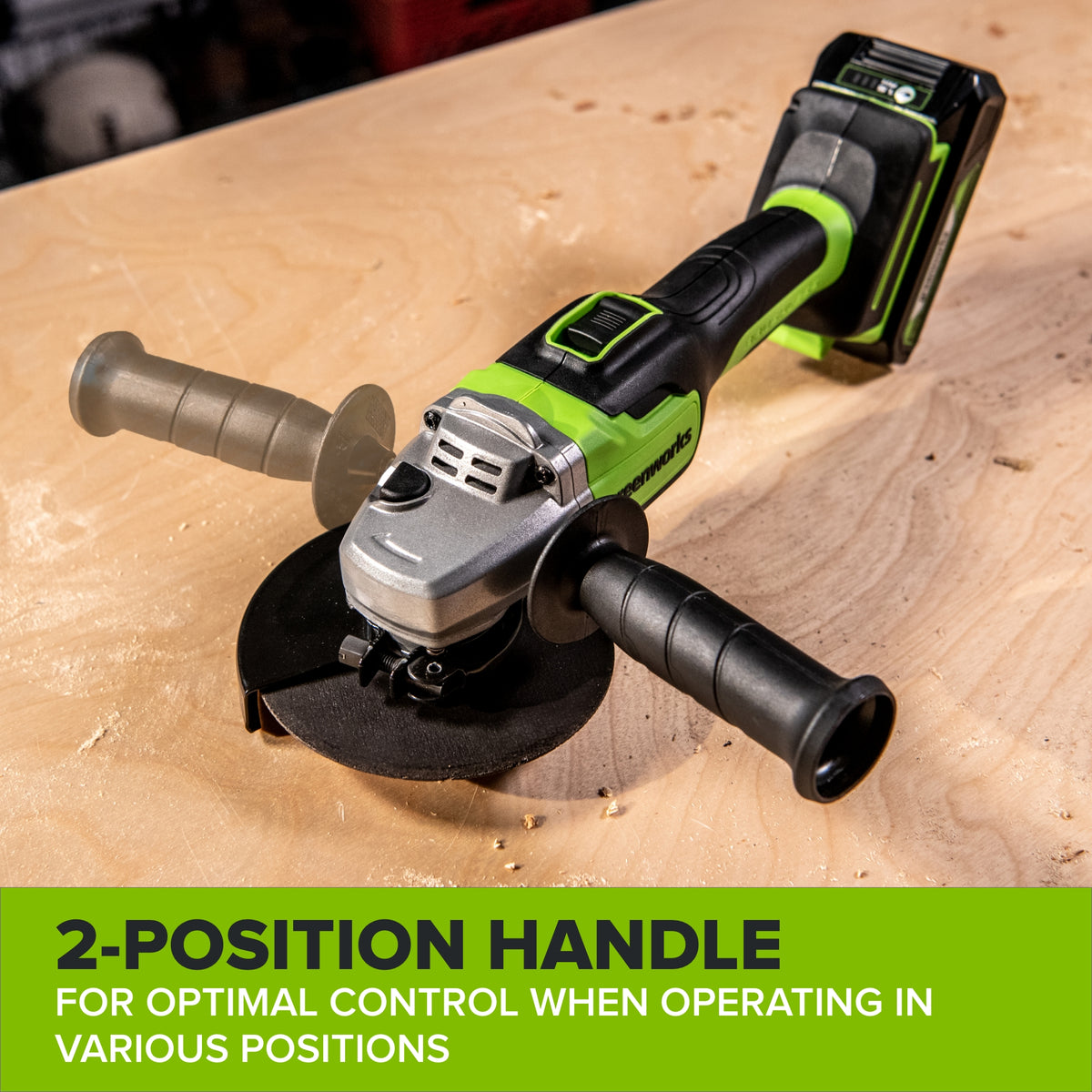 24V PowerAll Brushless 4-1/2" Angle Grinder with Paint Removal Wheel & Accessories (Tool Only)