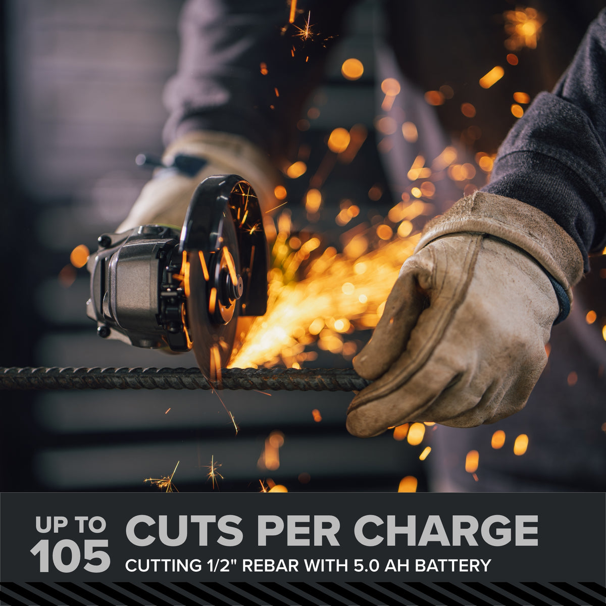 24V Cordless Battery 4.5" 5-Series Angle Grinder (Tool Only)