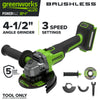 24V PowerAll Pro 4-1/2" Angle Grinder Kit with Grinding Wheel & Accessories