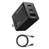 24V PowerAll Charger Set with 65W USB-C Charger Block and (1) 3' 100W USB-C Cable