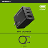 65W USB-C GaN II Charger & Cable Kit