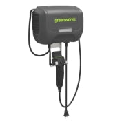 <h3>0.6 kw 10 Amp Wall Charger</h3><p>Fully recharge your (4) 8.0Ah and (1) 20.0Ah Batteries in less than 6 Hours.</p>