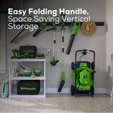 48V (24V x 2) 20" Cordless Battery Push Mower 3PC Combo Kit w/ (2) 4.0Ah USB Batteries,(1) 2.0Ah Battery,(1) Dual Port Rapid Charger & (1) Charger