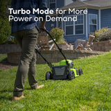 48V (24V x 2) 20" Cordless Battery Push Mower w/ Two (2) 4.0Ah USB Batteries & Dual Port Rapid Charger
