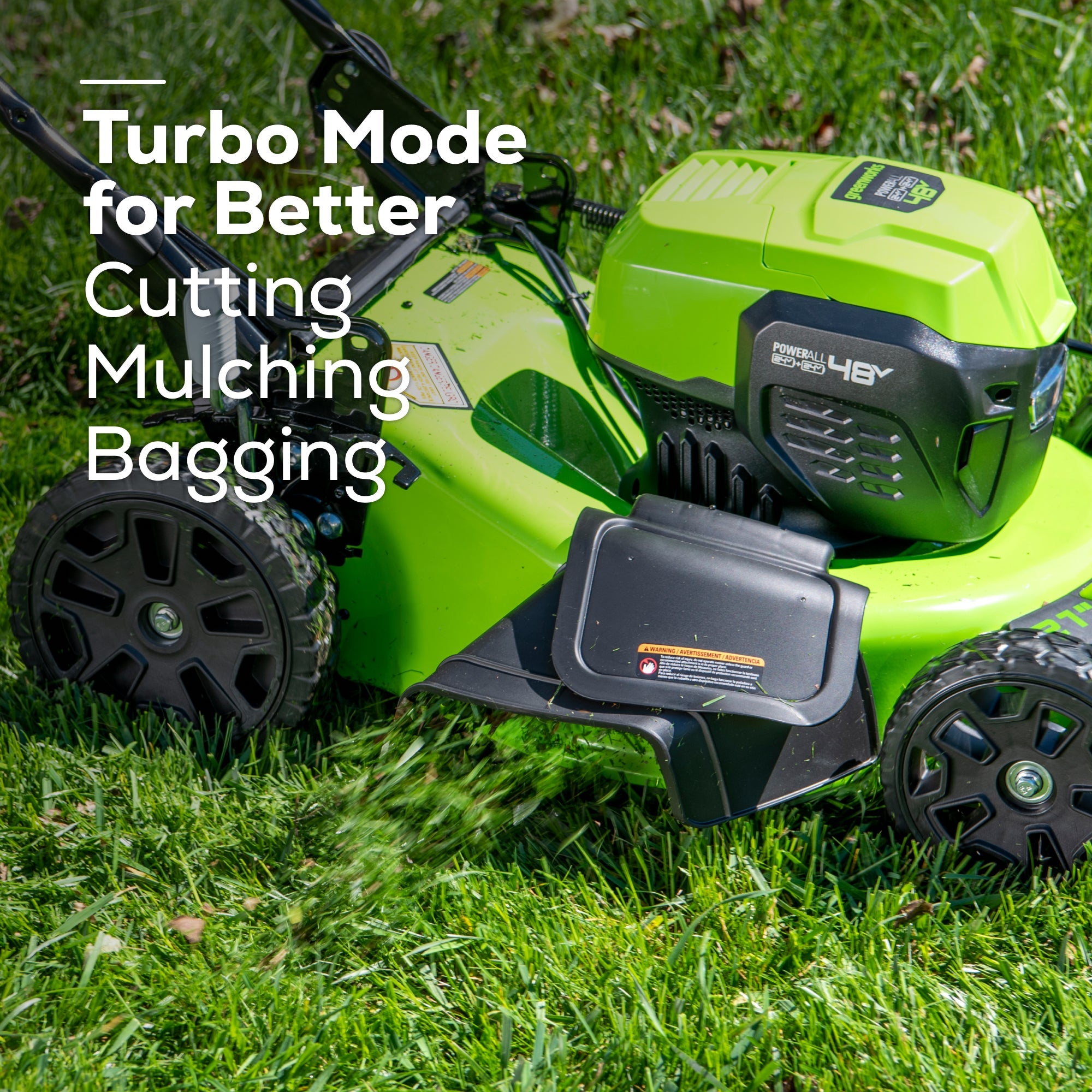 48V (24V x 2) 21" Cordless Battery Push Mower 3PC Combo Kit w/ (2) 5.0Ah Batteries,(1) 2.0Ah Battery,(1) Dual Port Rapid Charger & (1) 2A Charger