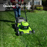 48V (24V x 2) 21" Cordless Battery Self-Propelled Lawn Mower w/ Two (2) 5.0Ah USB Batteries & Dual Port Charger