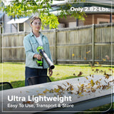 48V (24V x 2) 17" Push Cordless Lawn Mower, 270CFM Leaf Blower & 12" String Trimmer Combo Kit w/ (2) 4.0Ah Batteries, 65W Type-C Charger & (2) 3-FT Cables