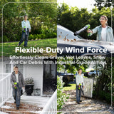 24V 12" Cordless Battery String Trimmer and 270 CFM Blower Combo Kit w/ 2.0Ah Battery, 30W Type-C Charger & (2) 3-Ft Cables