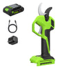 24V 1.25" Pruning Shear: 2.0Ah Battery and 30W Charger
