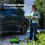 1700 PSI Ultra Compact 1.2 GPM Electric Pressure Washer