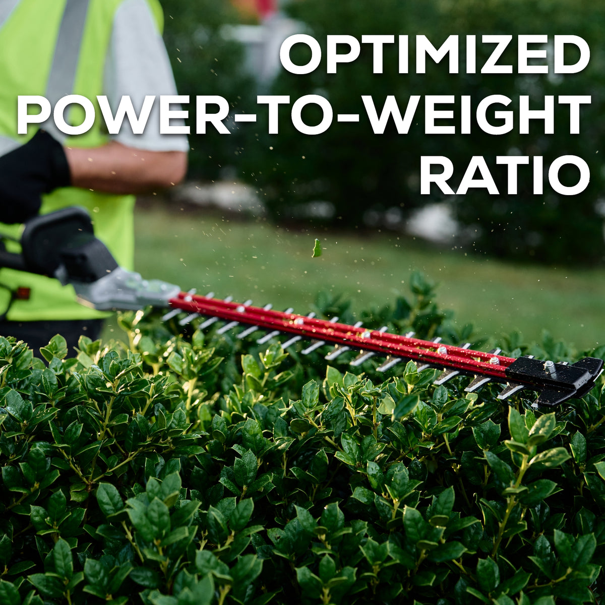 82V Cordless Battery Pole Hedge Trimmer: 2.5 Ah Battery and Dual-Port Charger