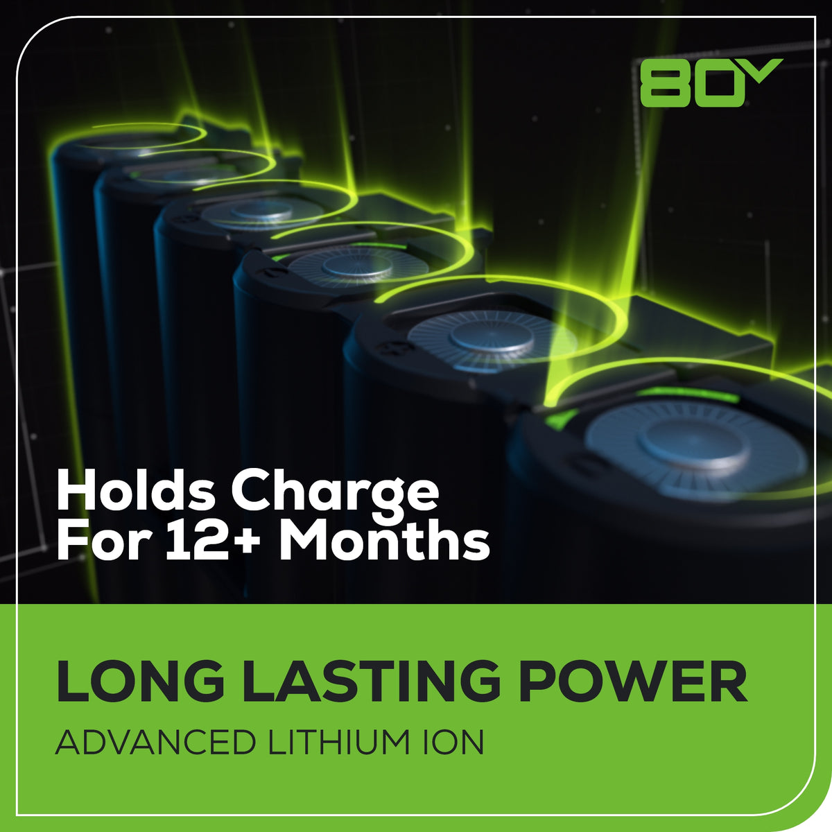 80V 21" Cordless Battery 3-in-1 Push Mower 3pc Combo Kit w/ (2) 2.0Ah Batteries & Rapid Charger