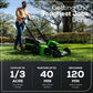 40V 20" Cordless Battery 4-in-1 Push Lawn Mower w/ 4.0Ah Battery & 2A Charger