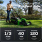 40V 21" Cordless Battery Self-Propelled Lawn Mower w/ 5.0Ah Battery & 2A Charger