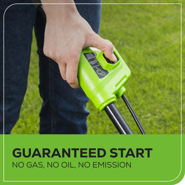 40V 19” Cordless Battery Push Lawn Mower w/ 5.0Ah USB Battery & Charger