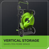 80V 21" Cordless Battery 3-in-1 Push Mower 3pc Combo Kit w/ (2) 2.0Ah Batteries & Rapid Charger