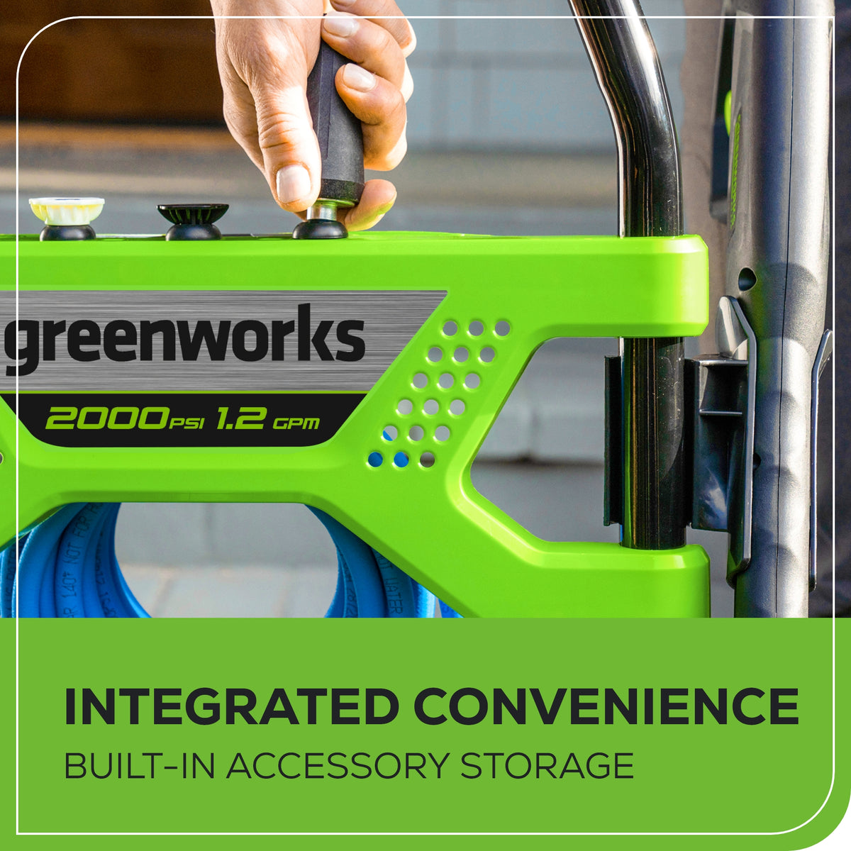 2000 PSI 1.2 GPM Cold Water Electric Pressure Washer