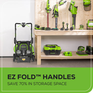 80V 25" Cordless Battery Dual Blade Self-Propelled Mower w/ 5.0Ah Battery & Rapid Charger