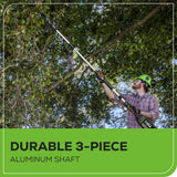 80V Pro 10" Cordless Battery Pole Saw w/ 2.0Ah Battery & Charger