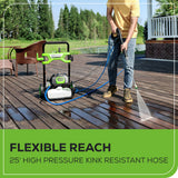 2000 PSI 1.2 GPM Cold Water Electric Pressure Washer