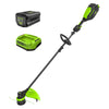 80V Cordless 16" Brushless Carbon Fiber String Trimmer: (1) 2.0 Ah Battery, (1) 2A Charger