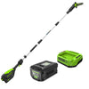 80V Pro 10" Cordless Battery Pole Saw: 2.0 Ah Battery and Charger