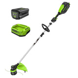 80V 16" Cordless Battery String Trimmer & 8" Edger Combo Kit w/ 2.0Ah Battery & Charger