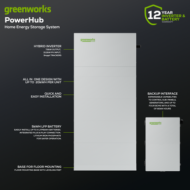 PowerHub Energy Storage 10kWh System