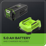 80V 21" Cordless Battery 4-in-1 Self-Propelled Lawn Mower w/ 5.0Ah Battery & Rapid Charger