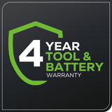 80V Cordless 10" Brushless Pole Saw w/ 2.0Ah Battery & Rapid Charger