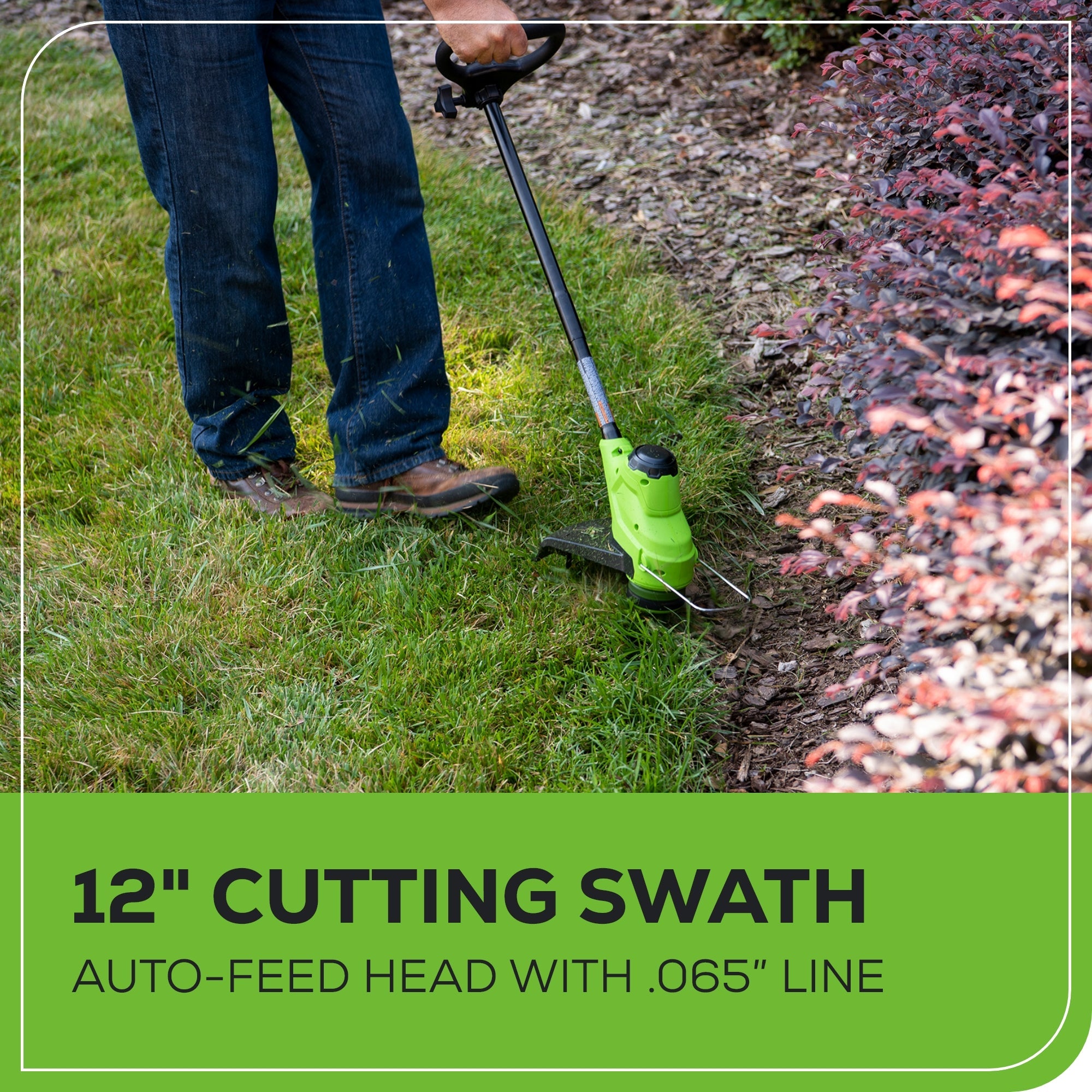 48V (24V x 2) 20" Cordless Battery Push Mower 3pc Combo Kit w/ (2) 4.0Ah Batteries & Dual Port Chargers