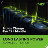 40V 21" Cordless Battery Self-Propelled Lawn Mower w/ (2) 4.0Ah USB Batteries & Charger